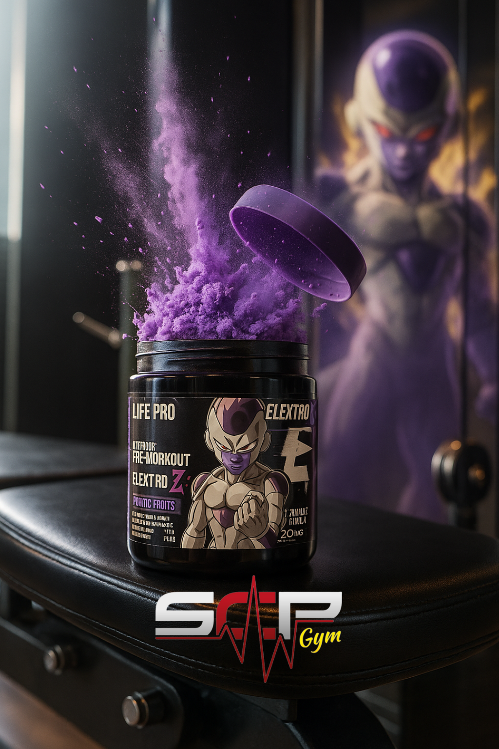 🔥 Pre-Workout DBZ Life Pro – Booster Énergie & Focus | Pré-entrainement musculation sans sucre – Formule explosive SCP Gym