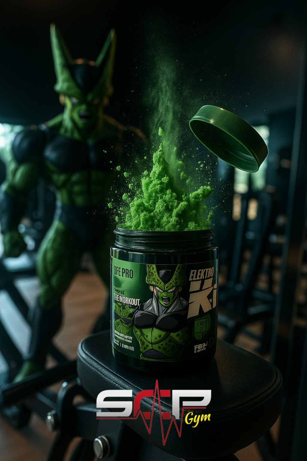 🔥 Pre-Workout DBZ Life Pro – Booster Énergie & Focus | Pré-entrainement musculation sans sucre – Formule explosive SCP Gym