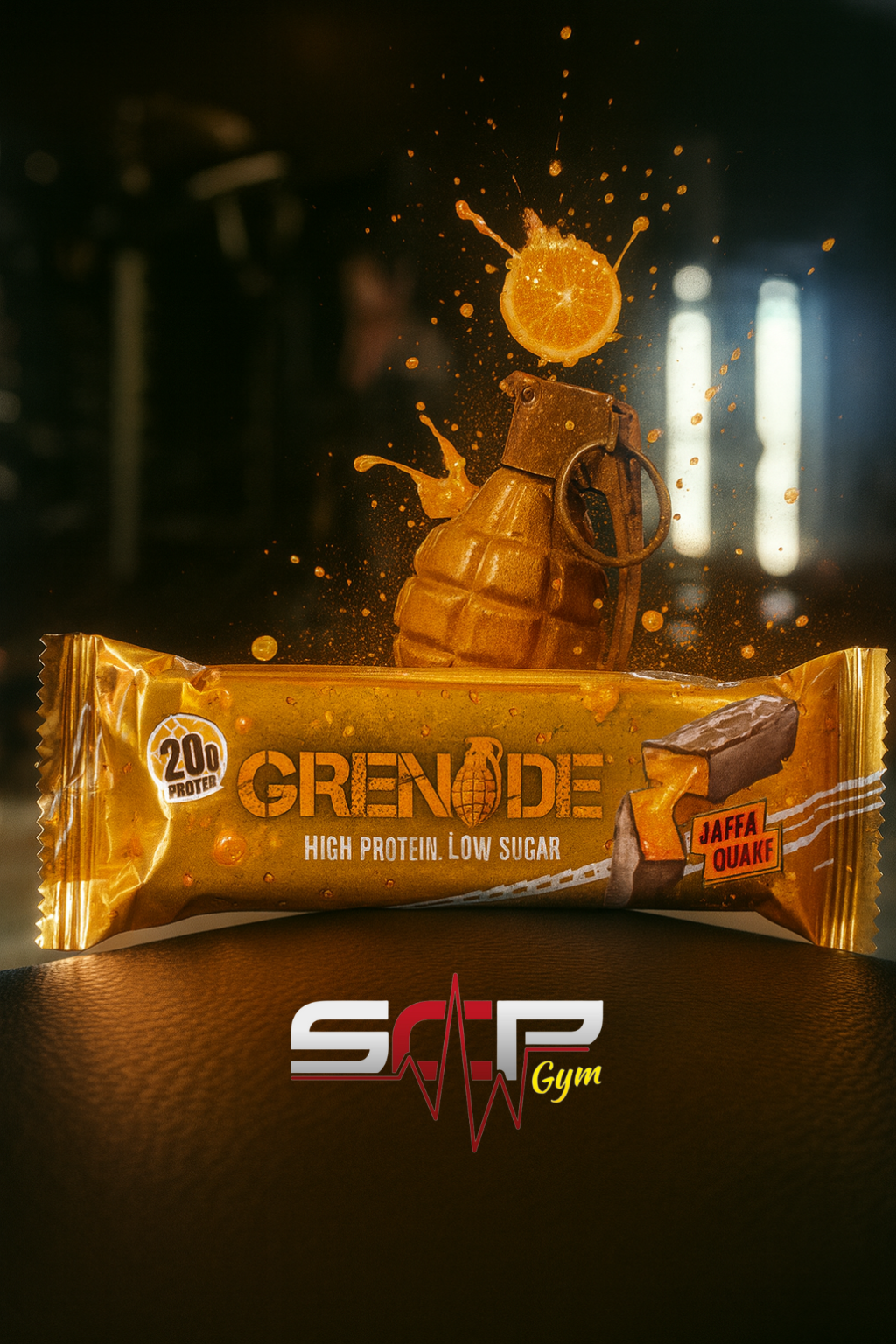💣 BARRE PROTÉINÉE GRENADE