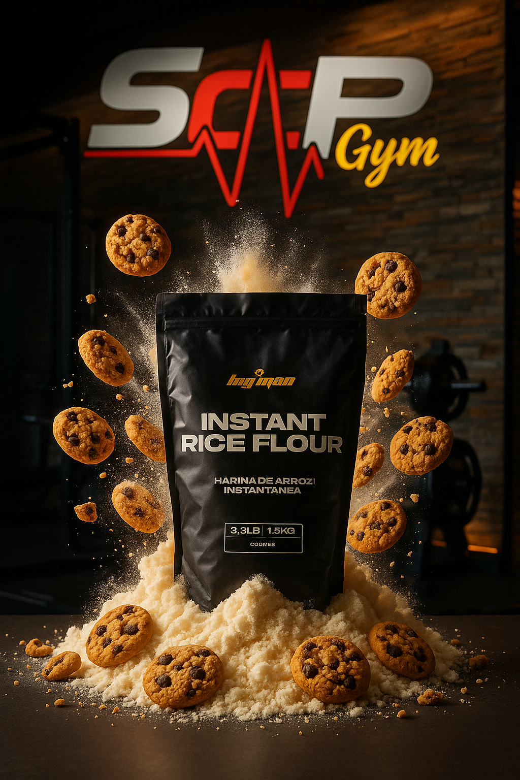 👉 Crème de Riz Big Man 1,5 KG | Farine de Riz Instantanée Sans Gluten