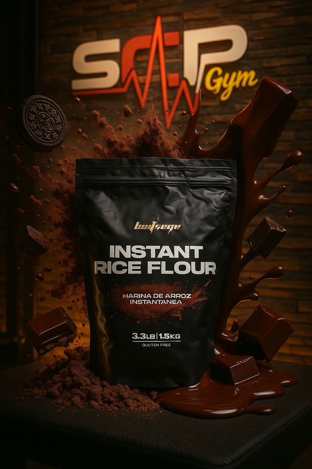 👉 Crème de Riz Big Man 1,5 KG | Farine de Riz Instantanée Sans Gluten