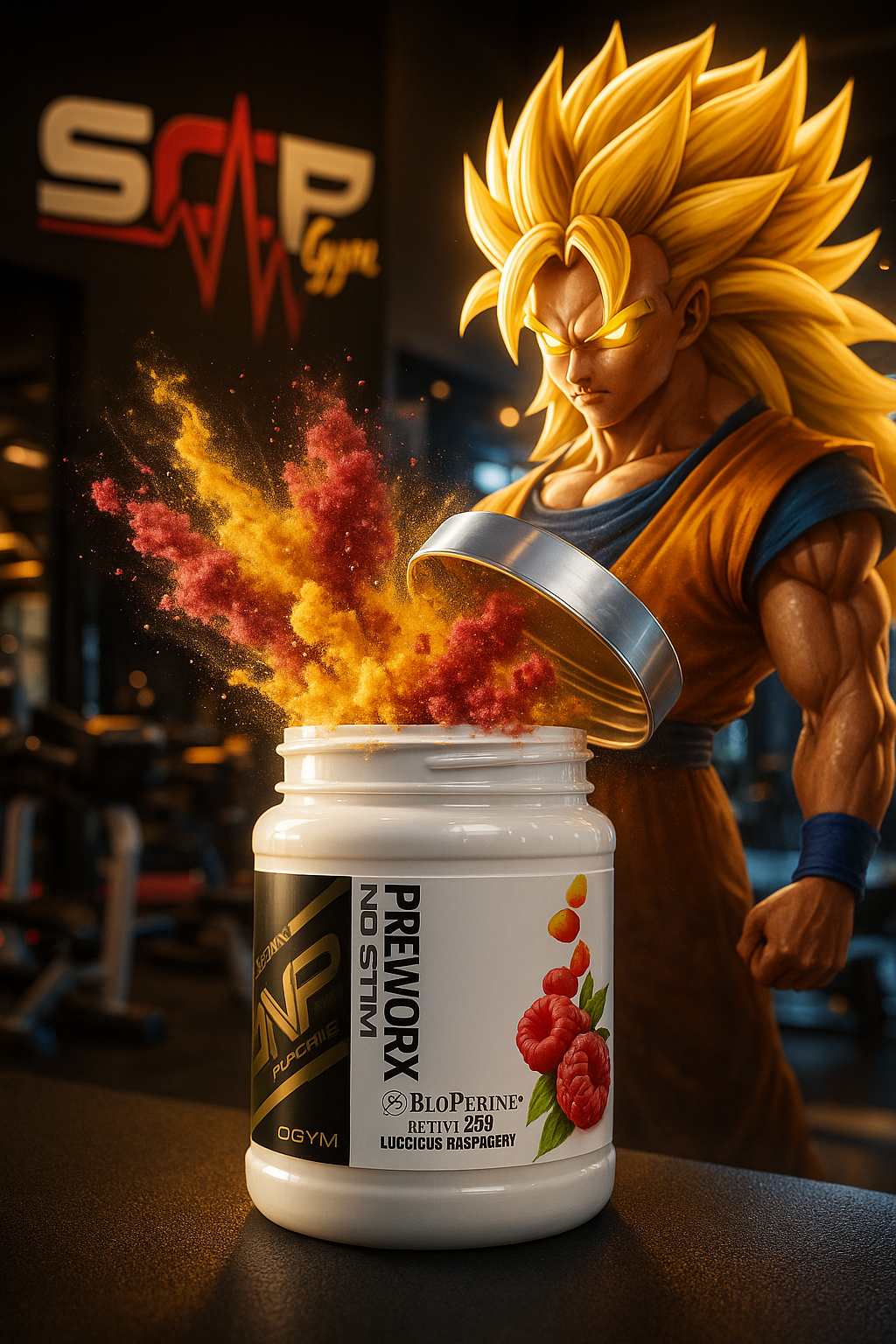 🚀 Preworkout Sans Stimulant IO.GENYX – Énergie & Performance Naturelle