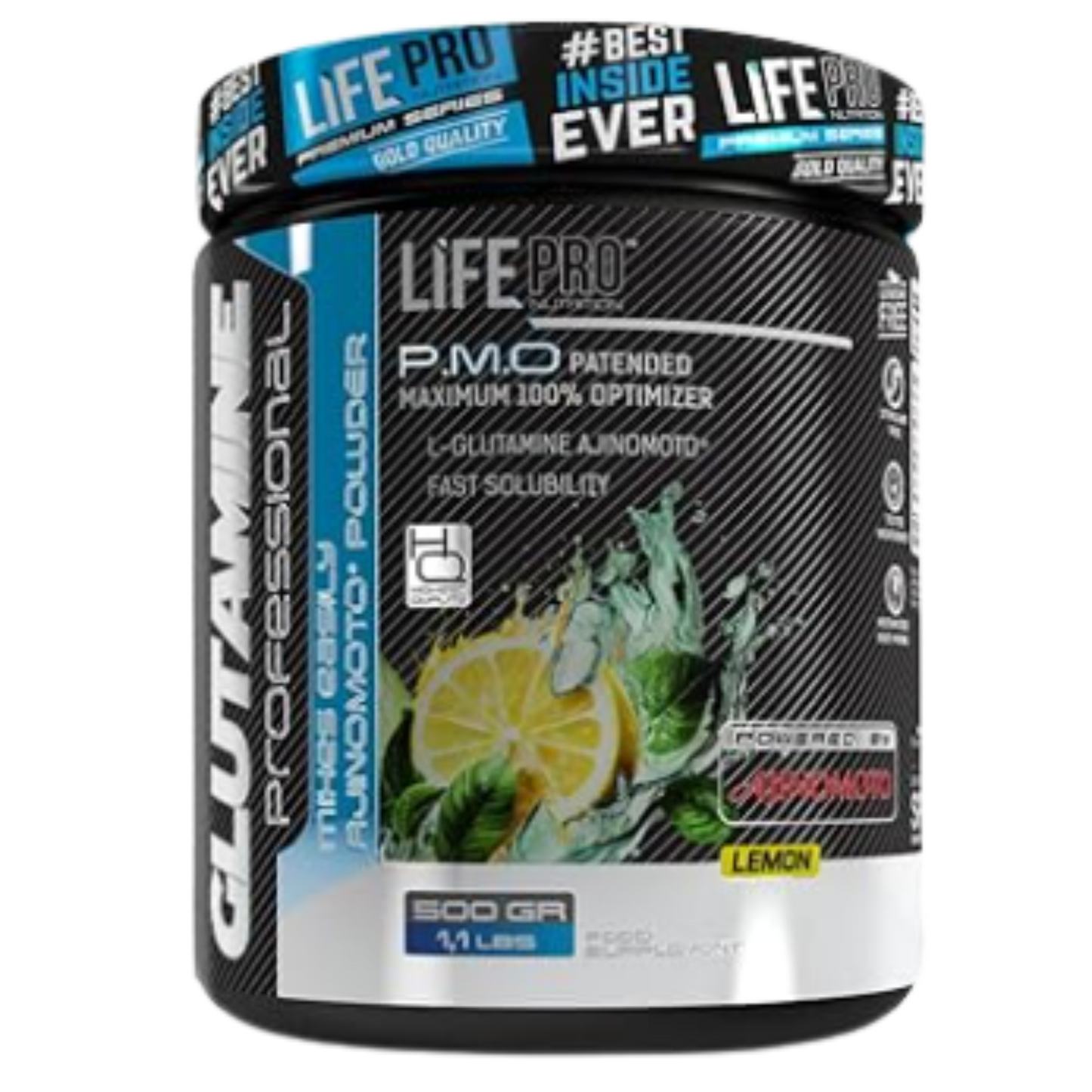 Glutamine Life Pro Saveur Citron 500g