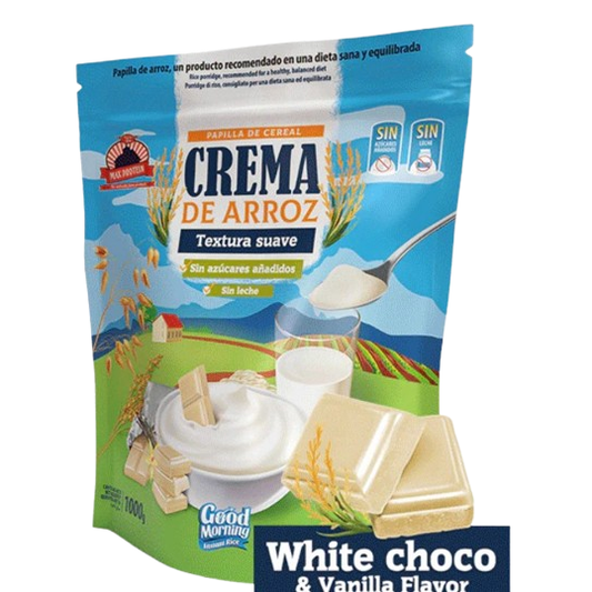 creme de riz GOOD MORNING WHITE CHOCO ET VANILLE