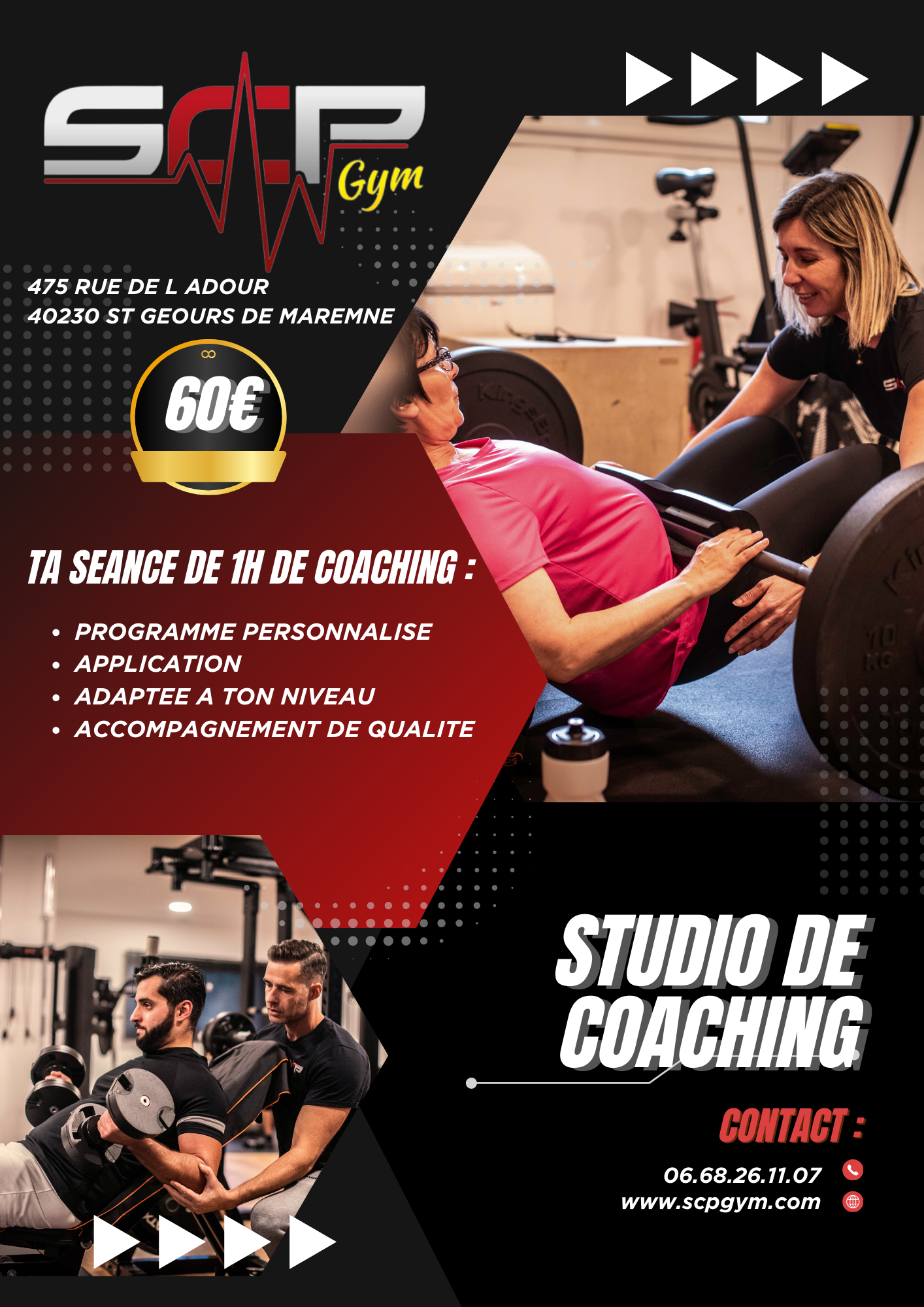 Séance de coaching privé 60 €