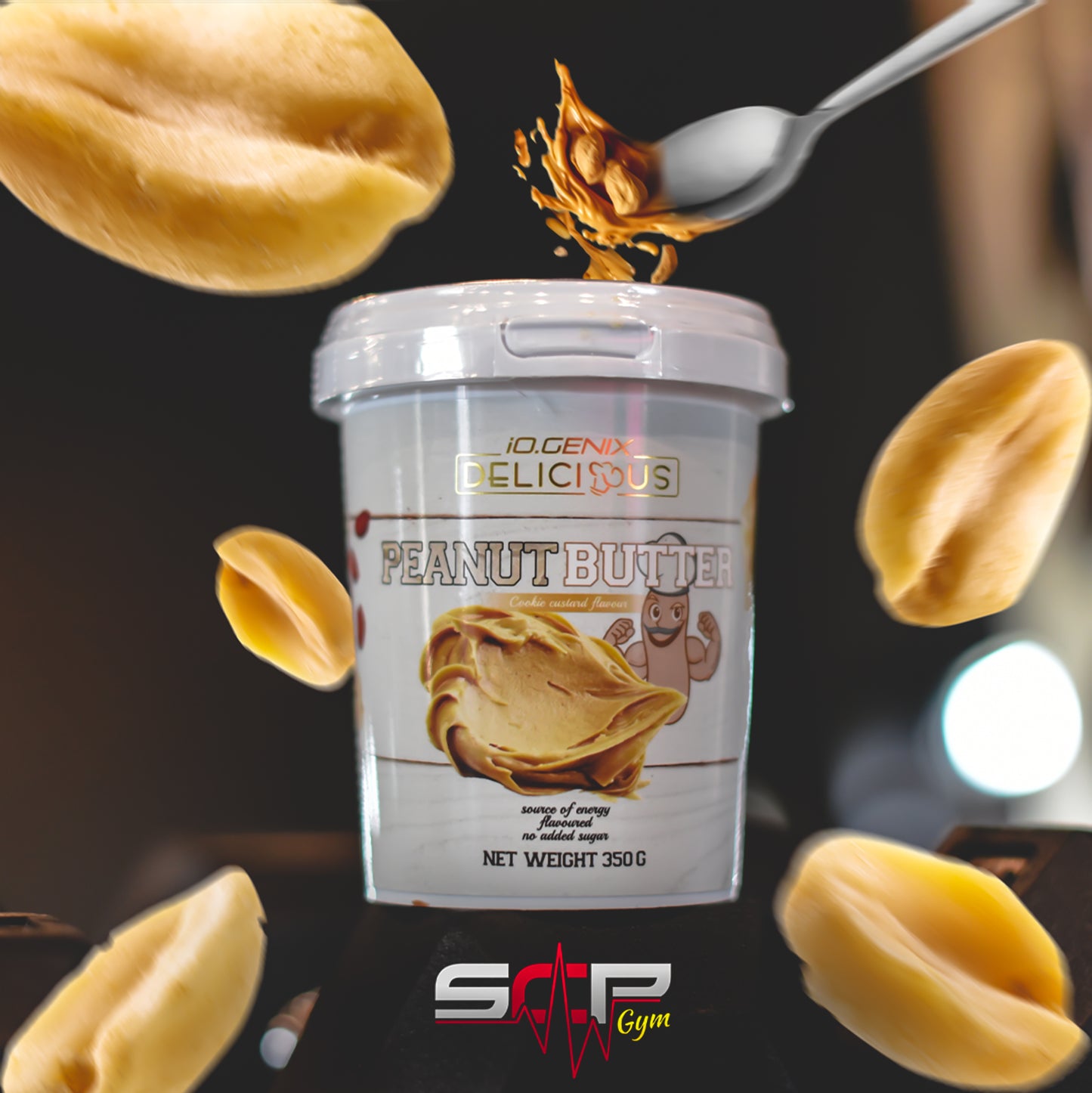 Beurre de cacahuète 350g IO.GENIX