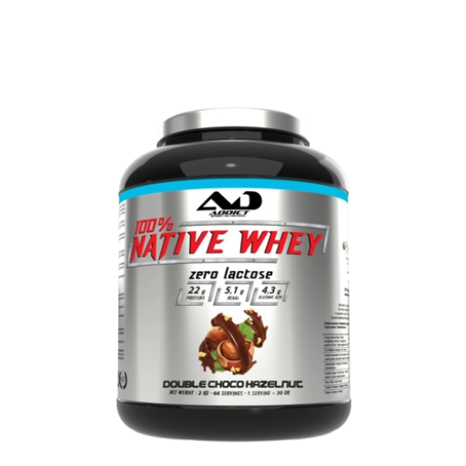 100% NATIVE WHEY 2KG DOUBLE CHOCO NOISETTE