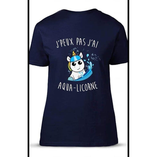 T-shirt licorne bleu Taille S