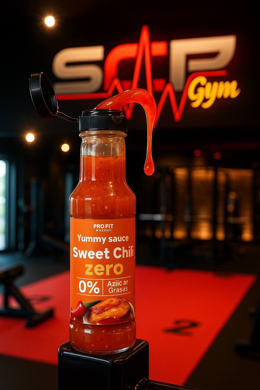 PROFIT Yummy Sauce 🍯 – Sauce personnalisée de Seb 💪 | 0 % graisses &amp; sucres – 375 ml