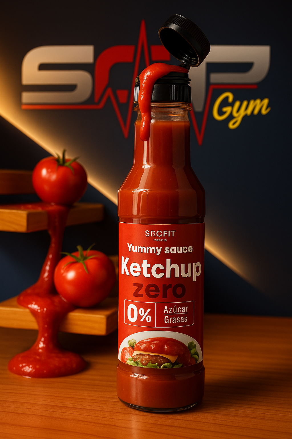 PROFIT Yummy Sauce 🍯 – Sauce personnalisée de Seb 💪 | 0 % graisses &amp; sucres – 375 ml