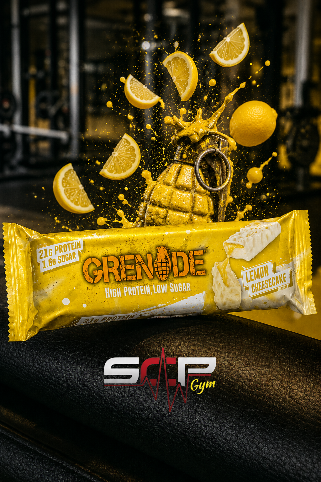 💣 BARRE PROTÉINÉE GRENADE